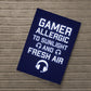 Gamer Funny Games Room Print Christmas Birthday Gift For Son