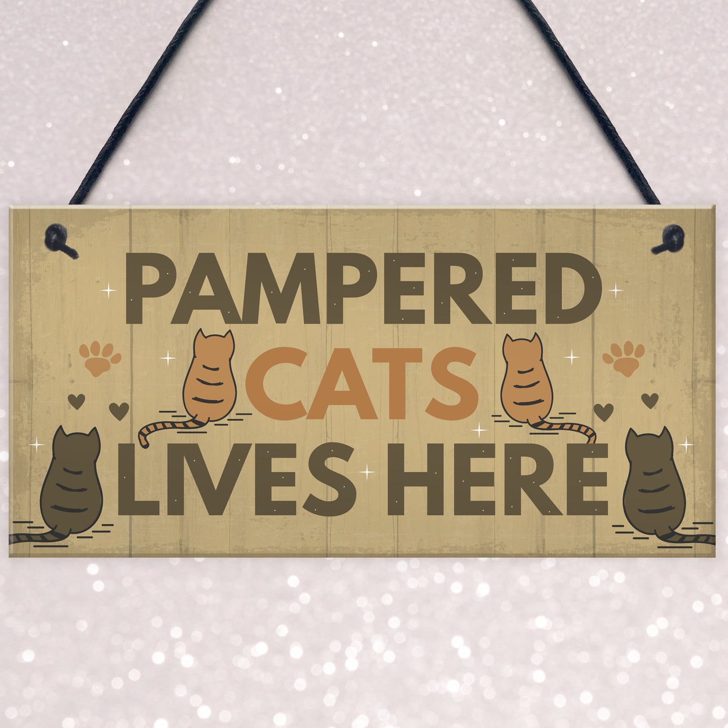 Funny Cat Sign For Home Sign For Gate Pet Sign Funny Cat Gift