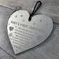 Baby Boys First Christmas Decoration Engraved Heart Bauble