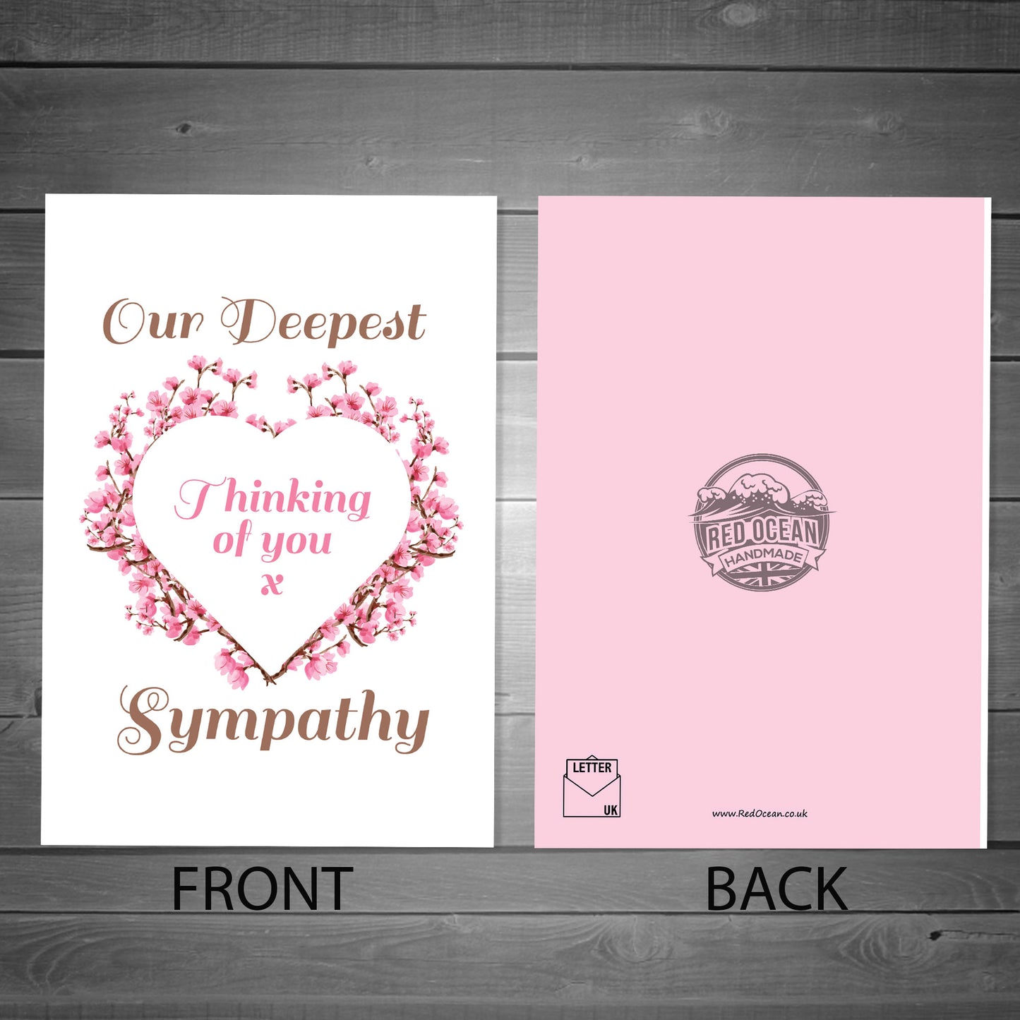 Thinking Of You Condolences Sympathies Bereavement Card