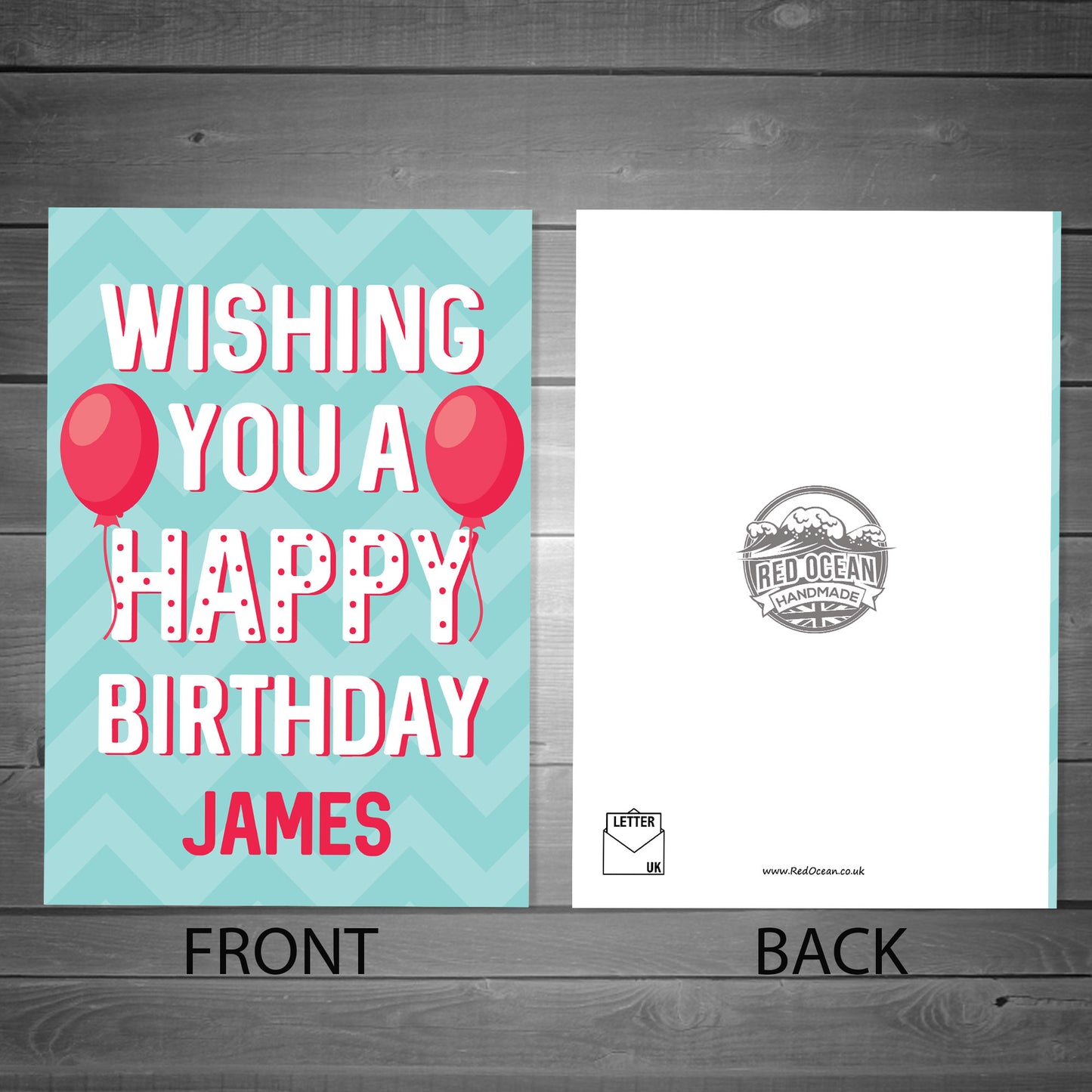 Birthday Card For Him Her PERSONALISED Mum Dad Daughter Son