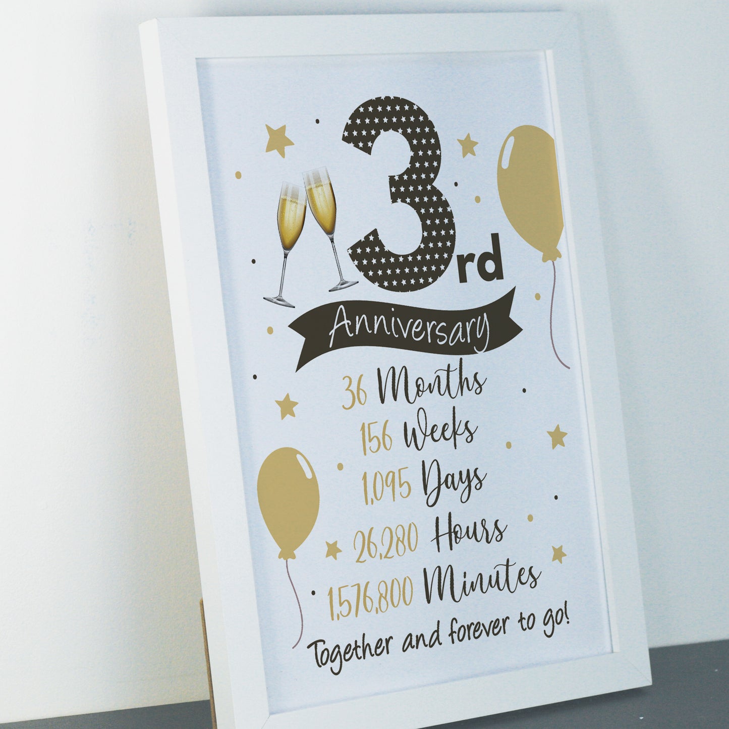 3rd Anniversary Gift For Couple 3rd Anniversary Gift For Him Her