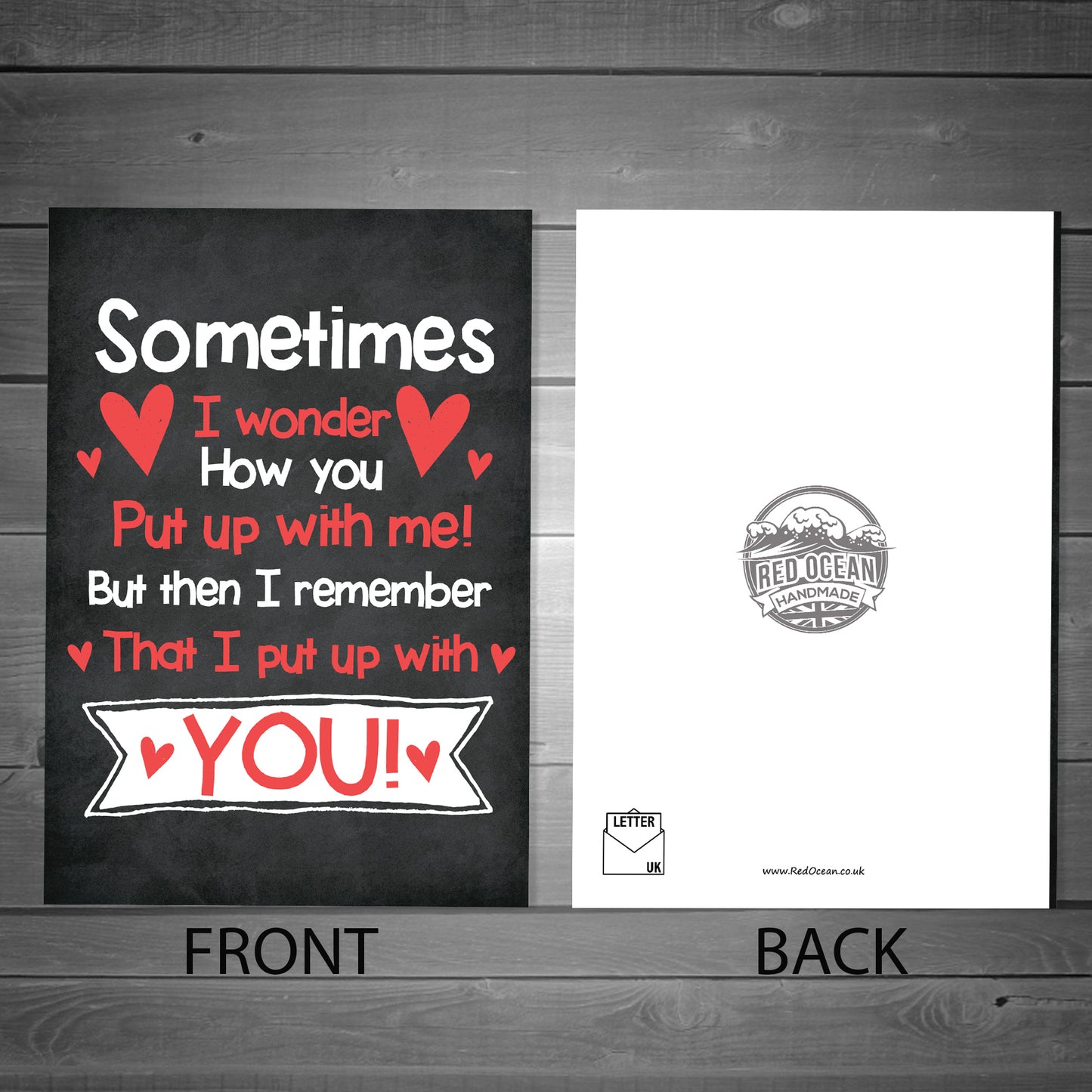 Valentines Funny Card For Boyfriend Girlfriend Novelty Rude Card
