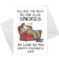 Funny Rude Fathers Day Card Gift For Dad Wood Heart Joke