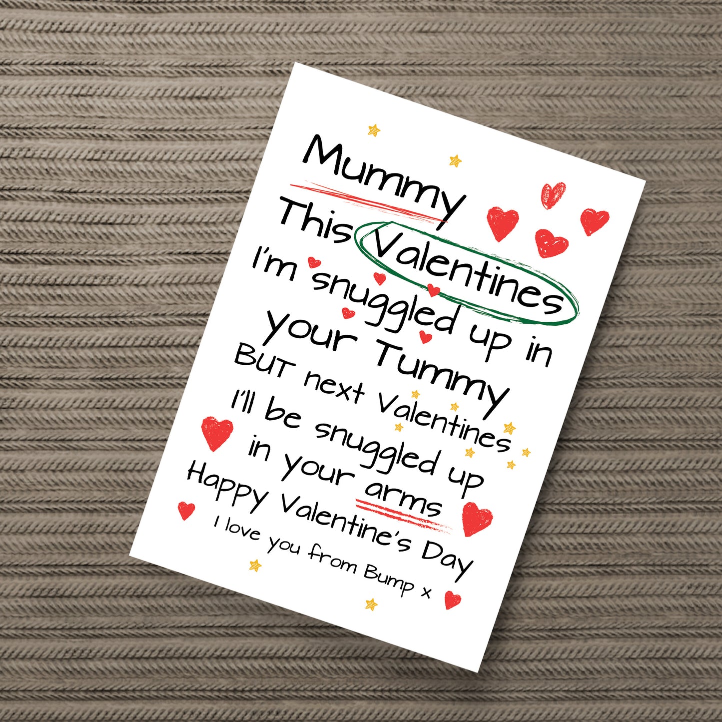 Mummy To Be Gifts For Valentines Day Gift From Bump Print
