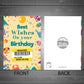 Best Wishes Birthday Card Funny Joke Reduced Cheap Birthday