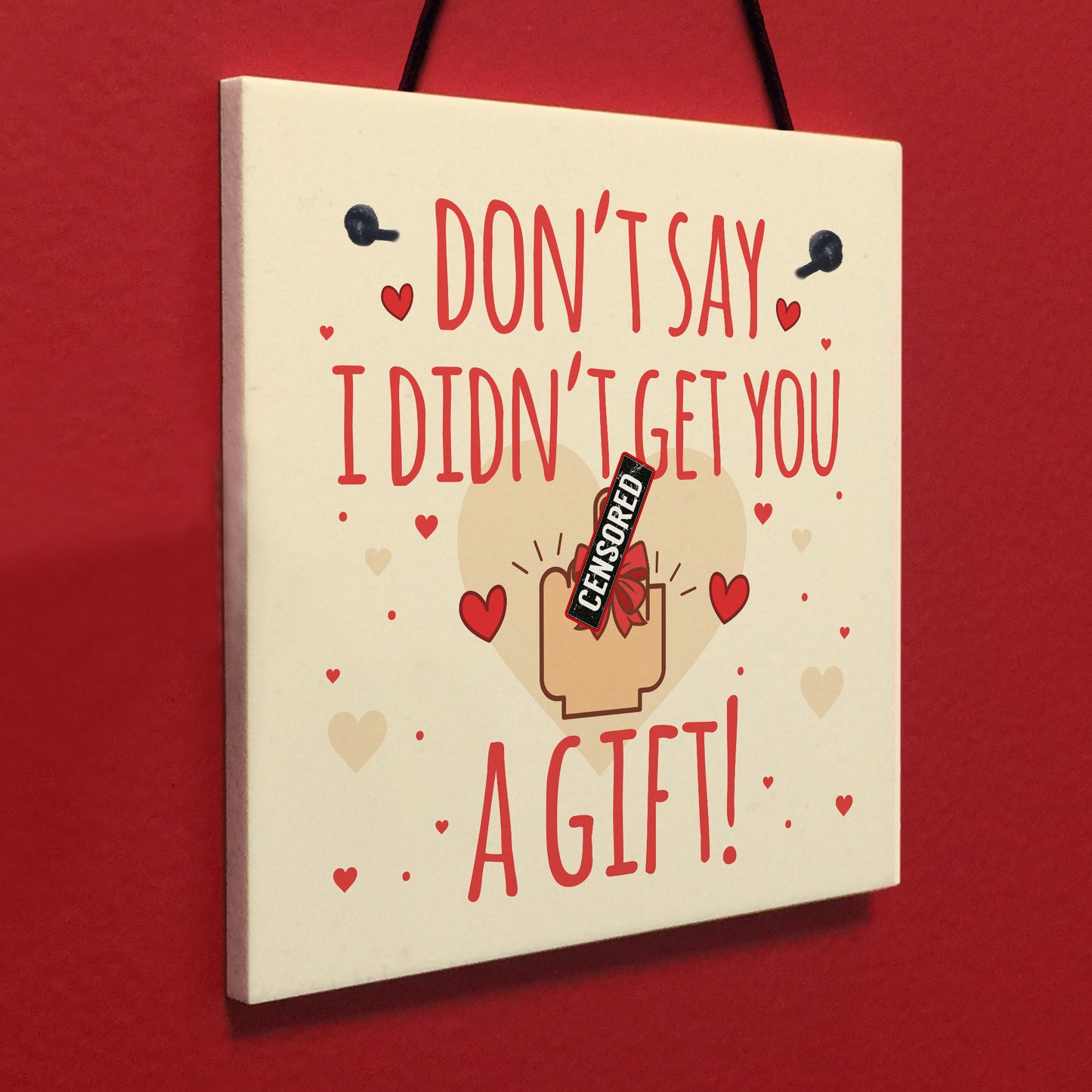 RUDE Birthday Card For Boyfriend Girlfriend Anniversary Gift