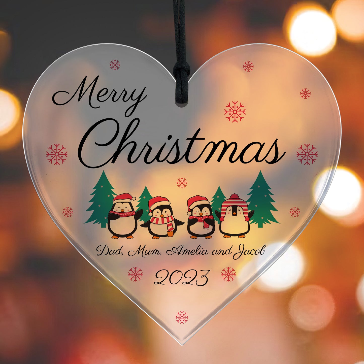 Christmas Ornament For Family Personalised Christmas Decoration