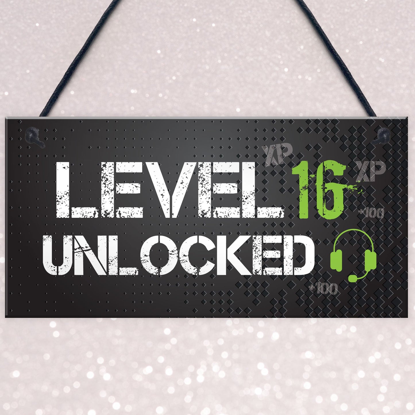 Funny 16th Birthday Gift For Son Brother Gaming Sign Gamer Gift