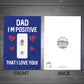 Funny Dad Card Fathers Day Joke Birthday Card For Dad