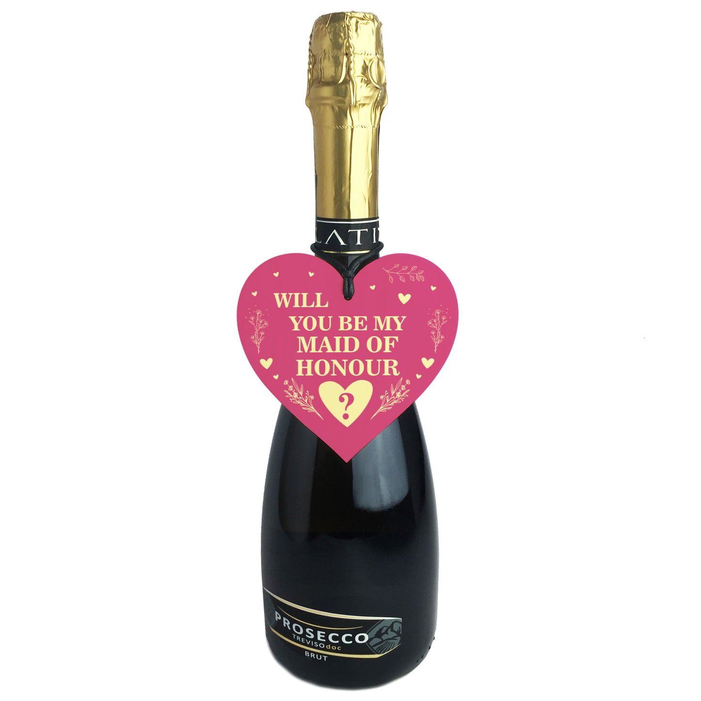 Will You be my Maid of Honour Wood Heart Proposal Wedding Gift