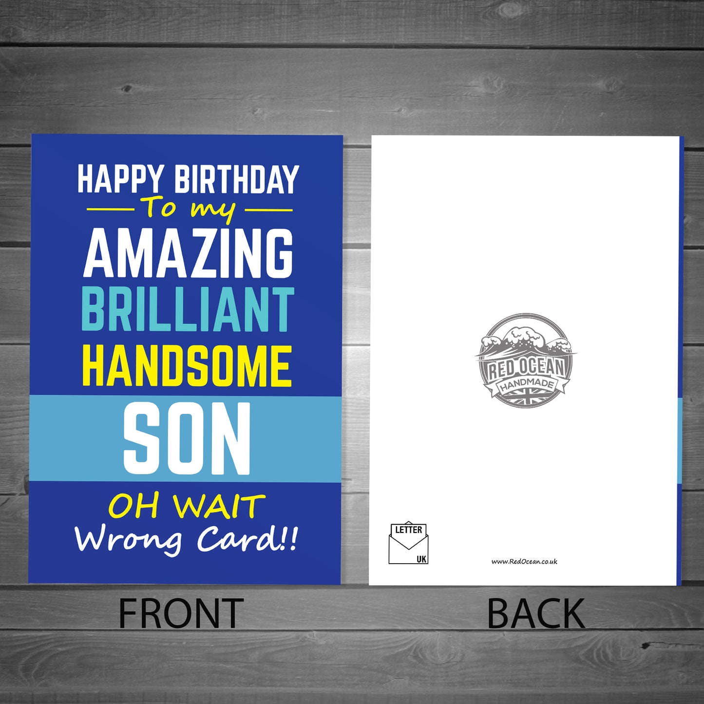 Funny Hilarious Birthday Card For Son From Mum And Dad Novelty
