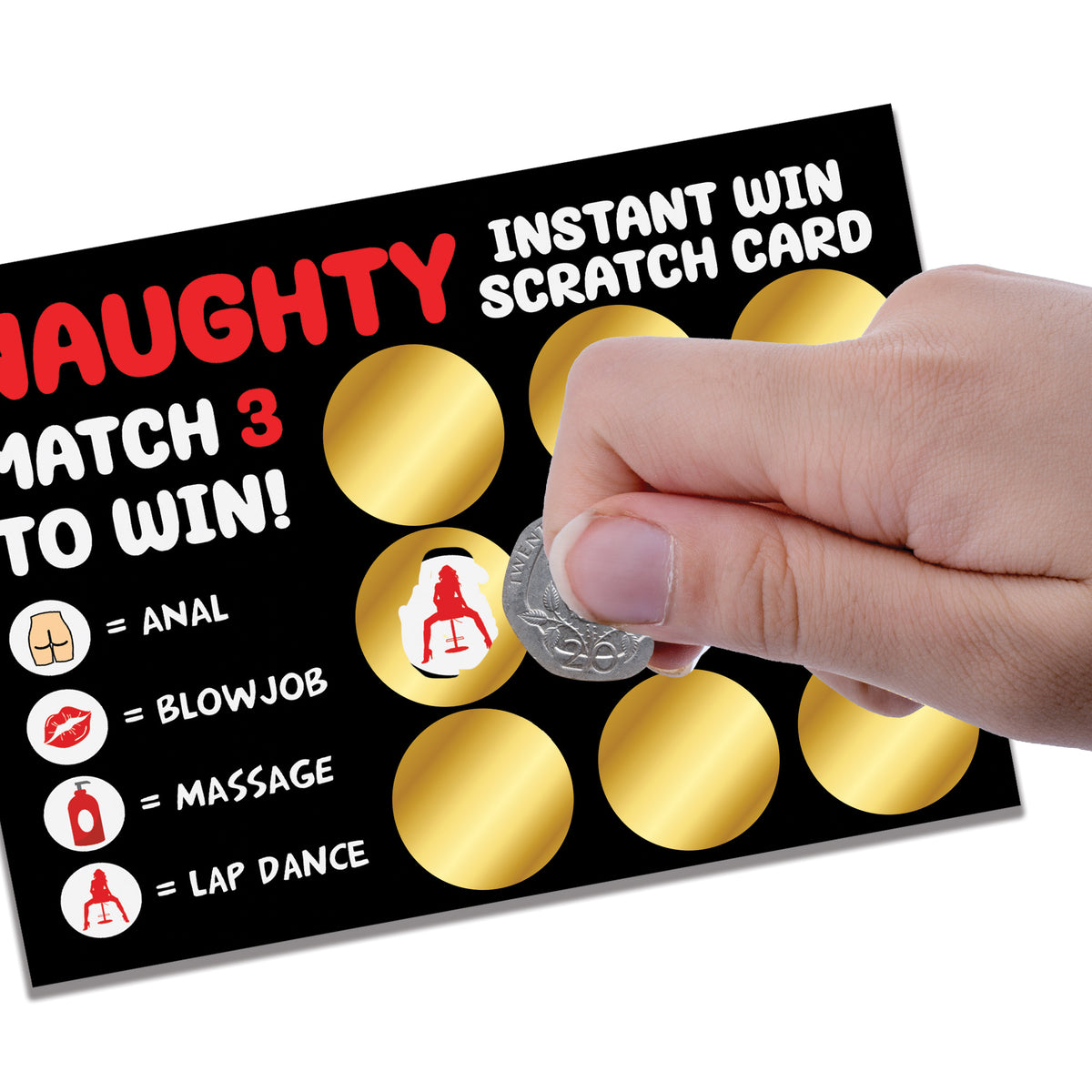 Novelty Scratch Card Gift For Him Valentines Day Anniversary