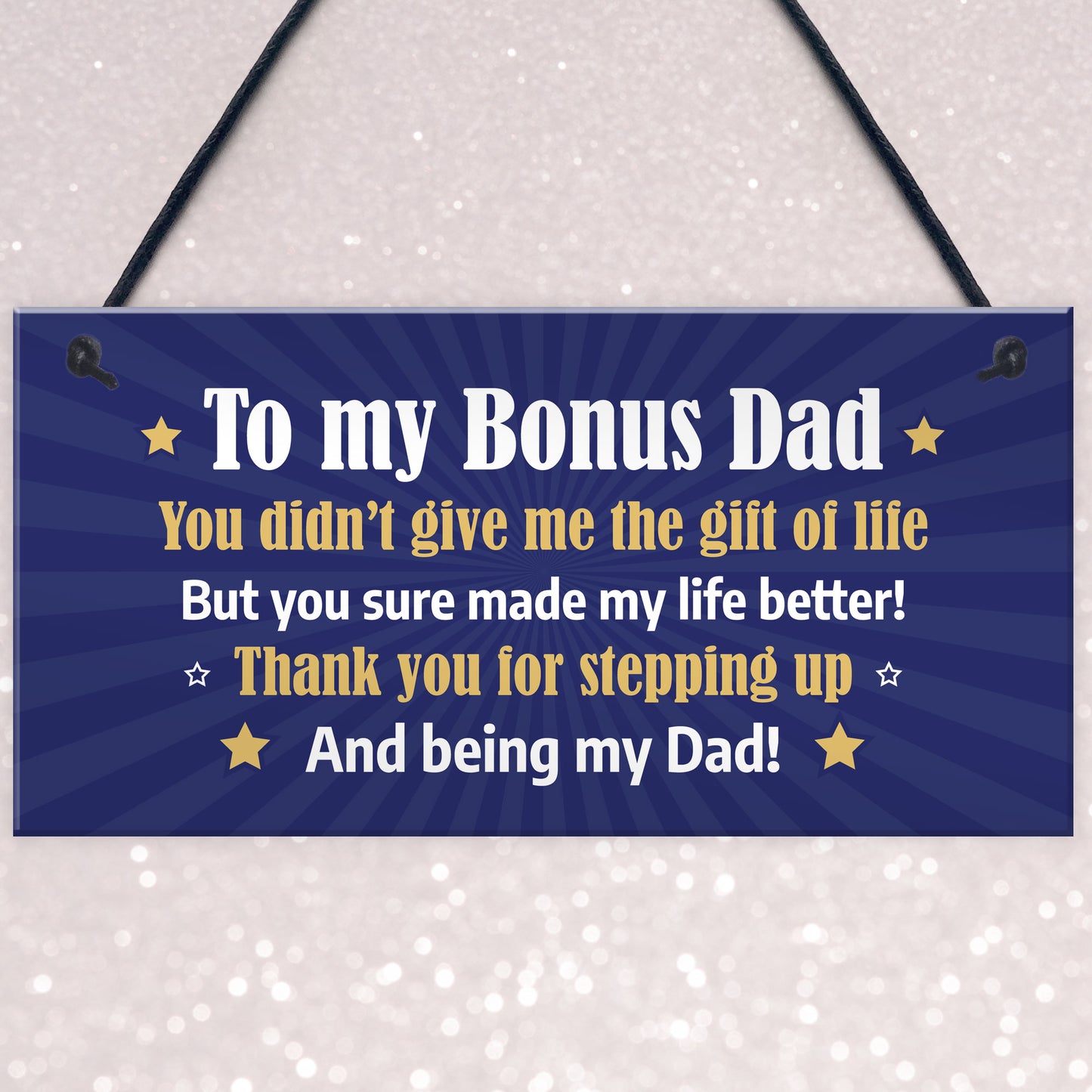 Step Dad Gifts Thank You Gift For Dad Bonus Dad Sign Fathers Day