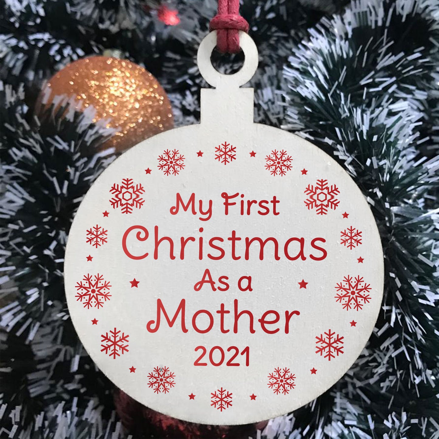 My First Christmas As A Mother Mummy Gift Hanging Tree Decor