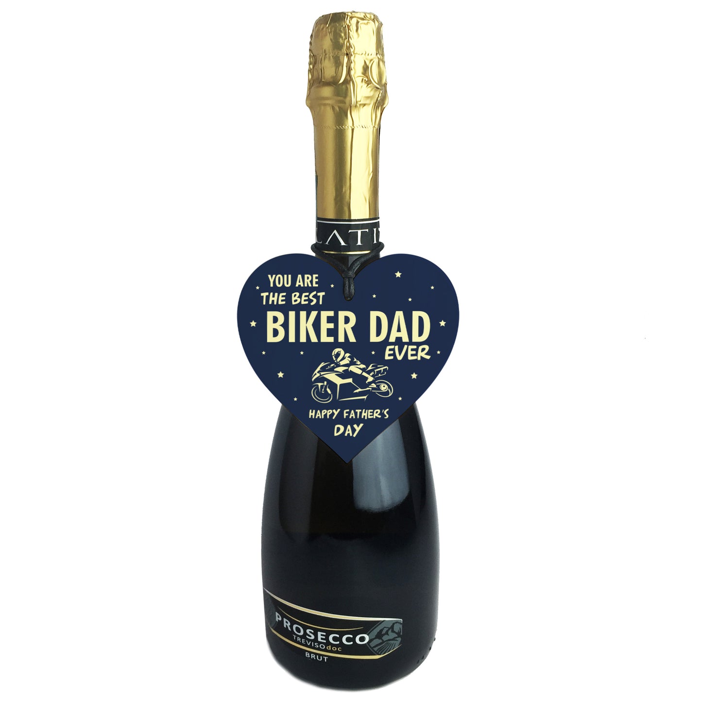 Motorbike Biker Bike Gift Fathers Day Gift for Dad Daddy Heart