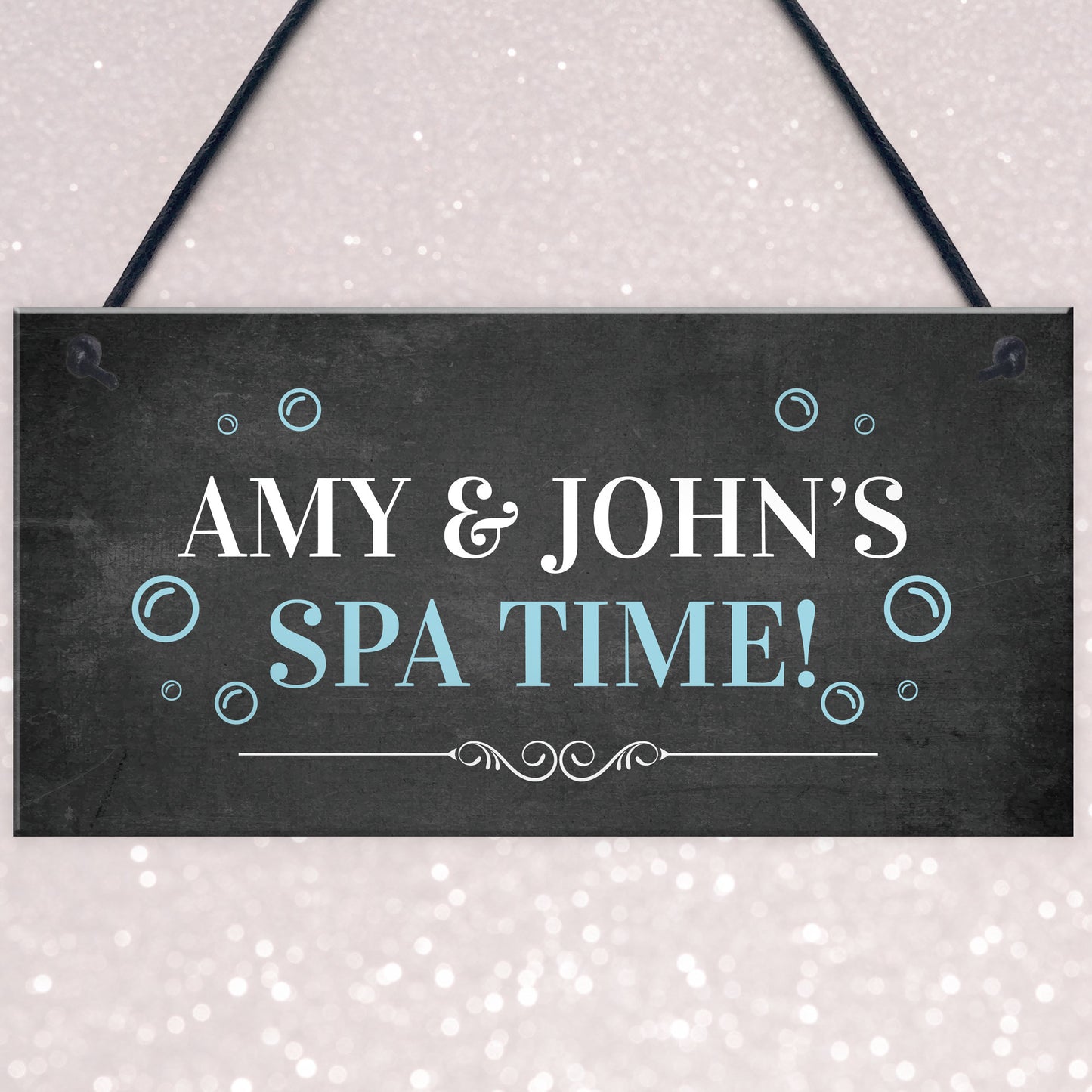 Hot Tub Accessories For Garden Outdoor Personalised Spa Sign