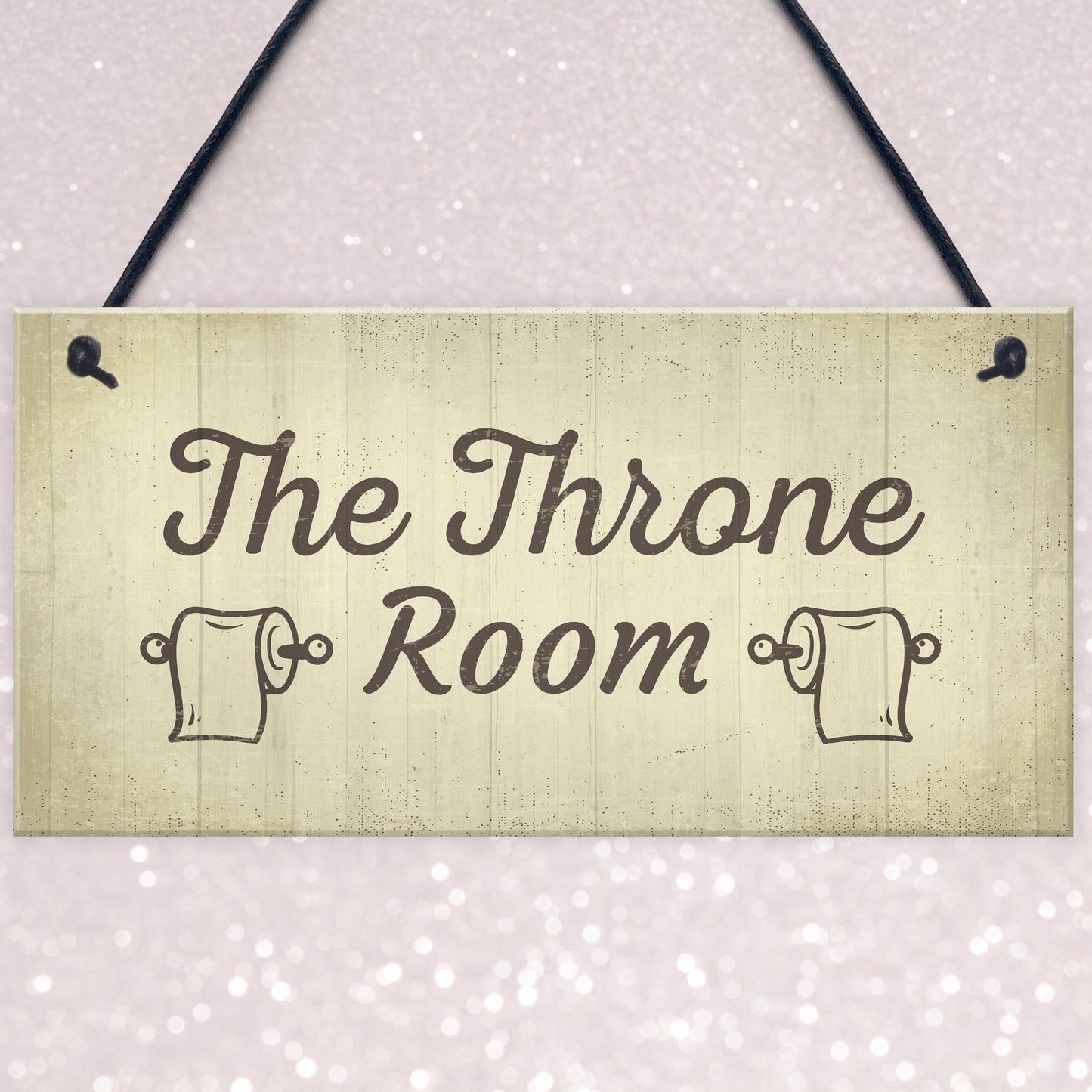 The Throne Room Toilet Bathroom Plaque Shabby Chic Ladies Gents