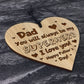 Dad SUPERHERO Gift Engraved Heart Fathers Day Gifts For Dad