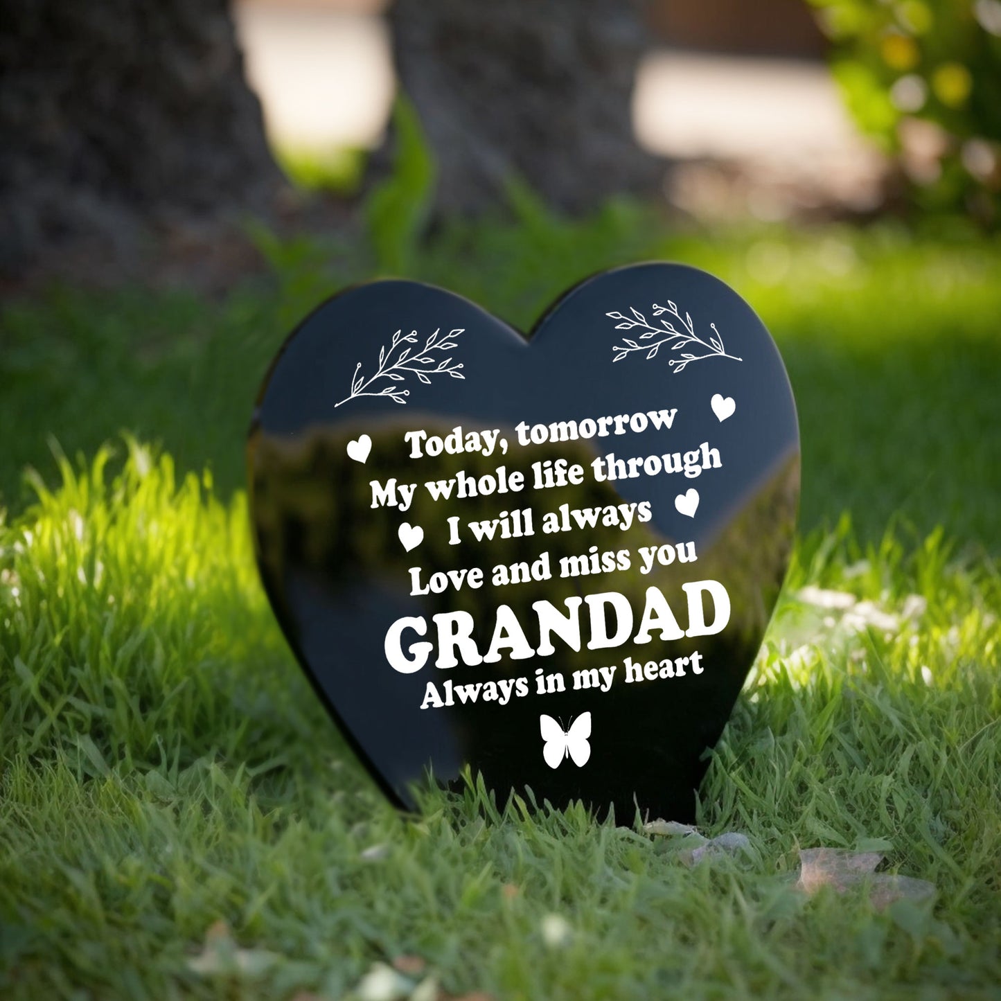 Grandad Memorial Plaque Graveside Memorial Decorations