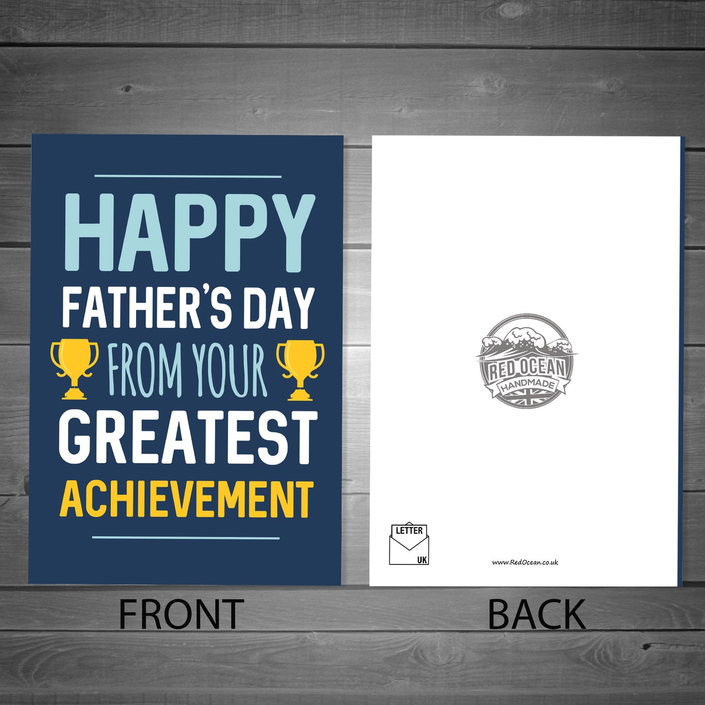 Funny Fathers Day Card From Daughter Son Novelty Joke Card