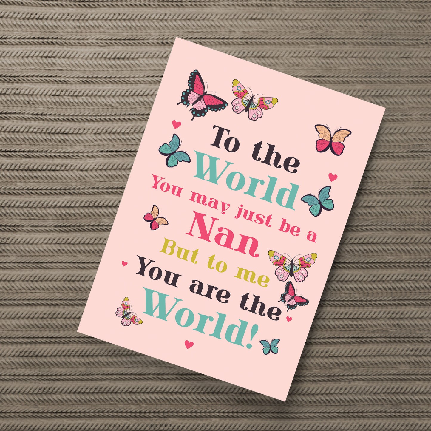 Birthday Christmas Gift For Nan A4 Print Special Thank You Gift
