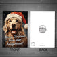 Labrador Dog Christmas Card Funny Dog Greetings Card From Dog