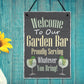 Bar Sign Garden Bar Plaque Garden Pub Backyard Bar Sign