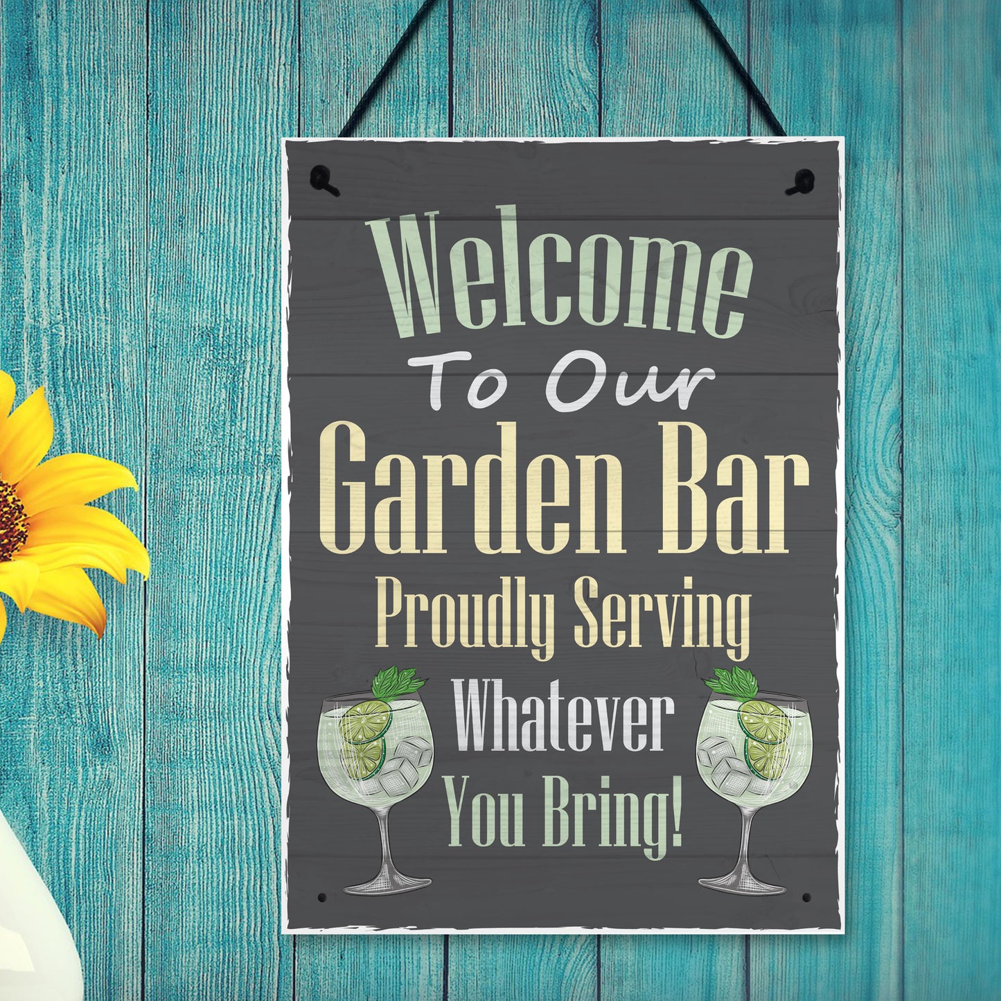 Bar Sign Garden Bar Plaque Garden Pub Backyard Bar Sign