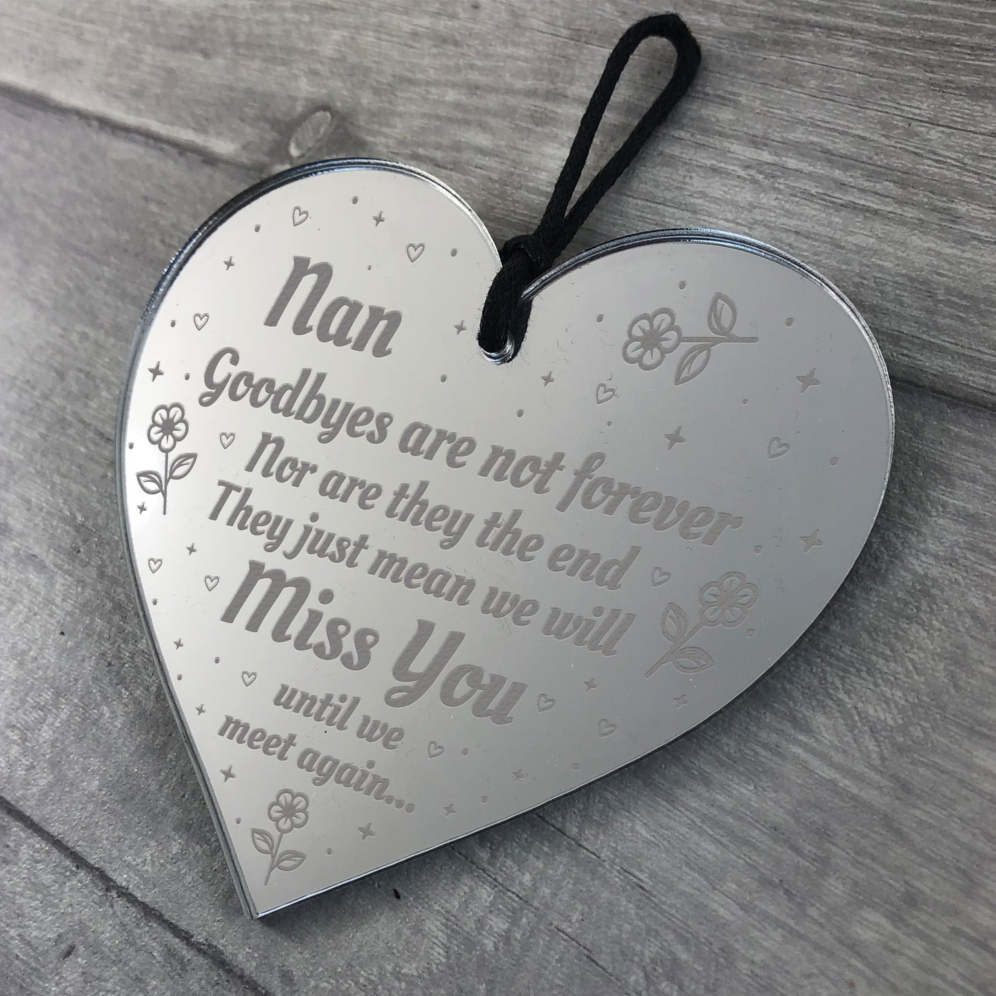 Christmas Memory Baubles For Nan Christmas Memorial Gift Acrylic