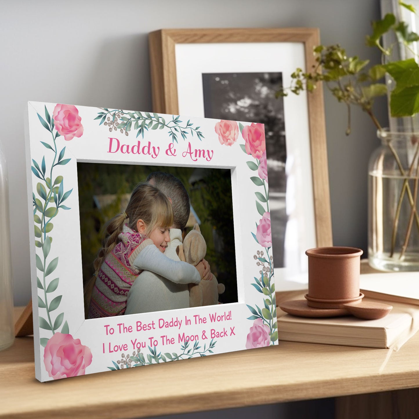 Personalised Dad Photo Frame Dad Birthday Fathers Day Gifts