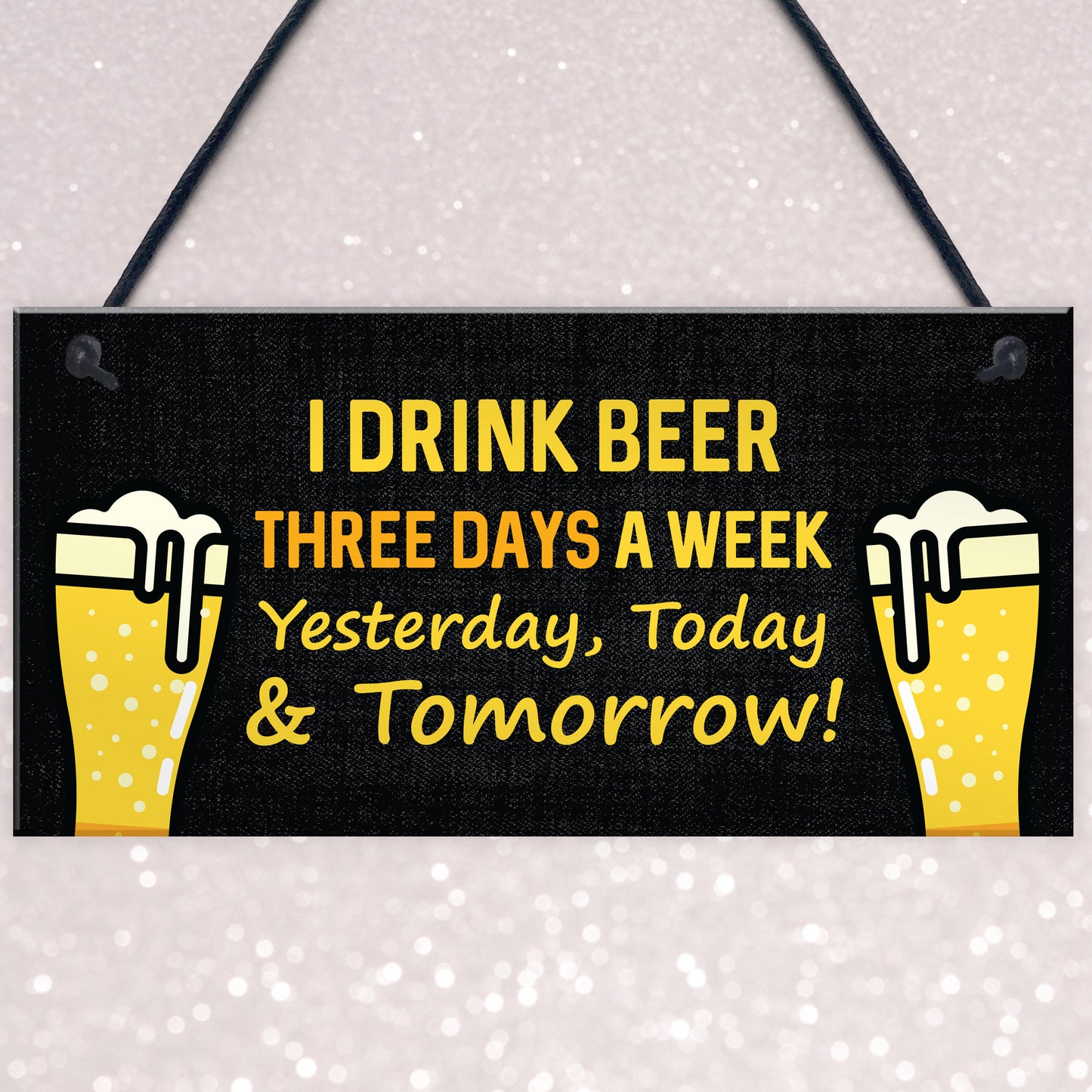 Funny Bar Sign Hanging Wall Sign Man Cave Plaque Gift For Men