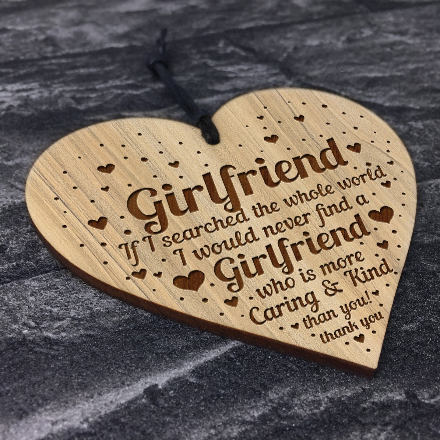 Girlfriend Gifts For Birthday Christmas Engraved Heart