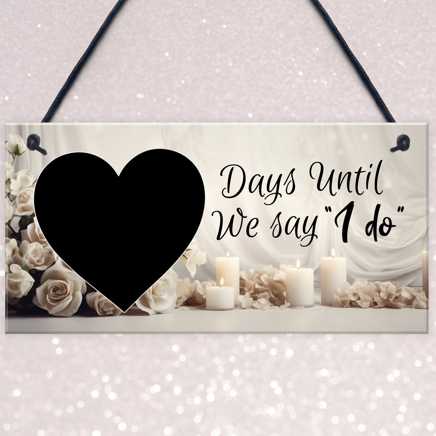 Wedding Countdown Days Until We Say I Do Engagement Gifts