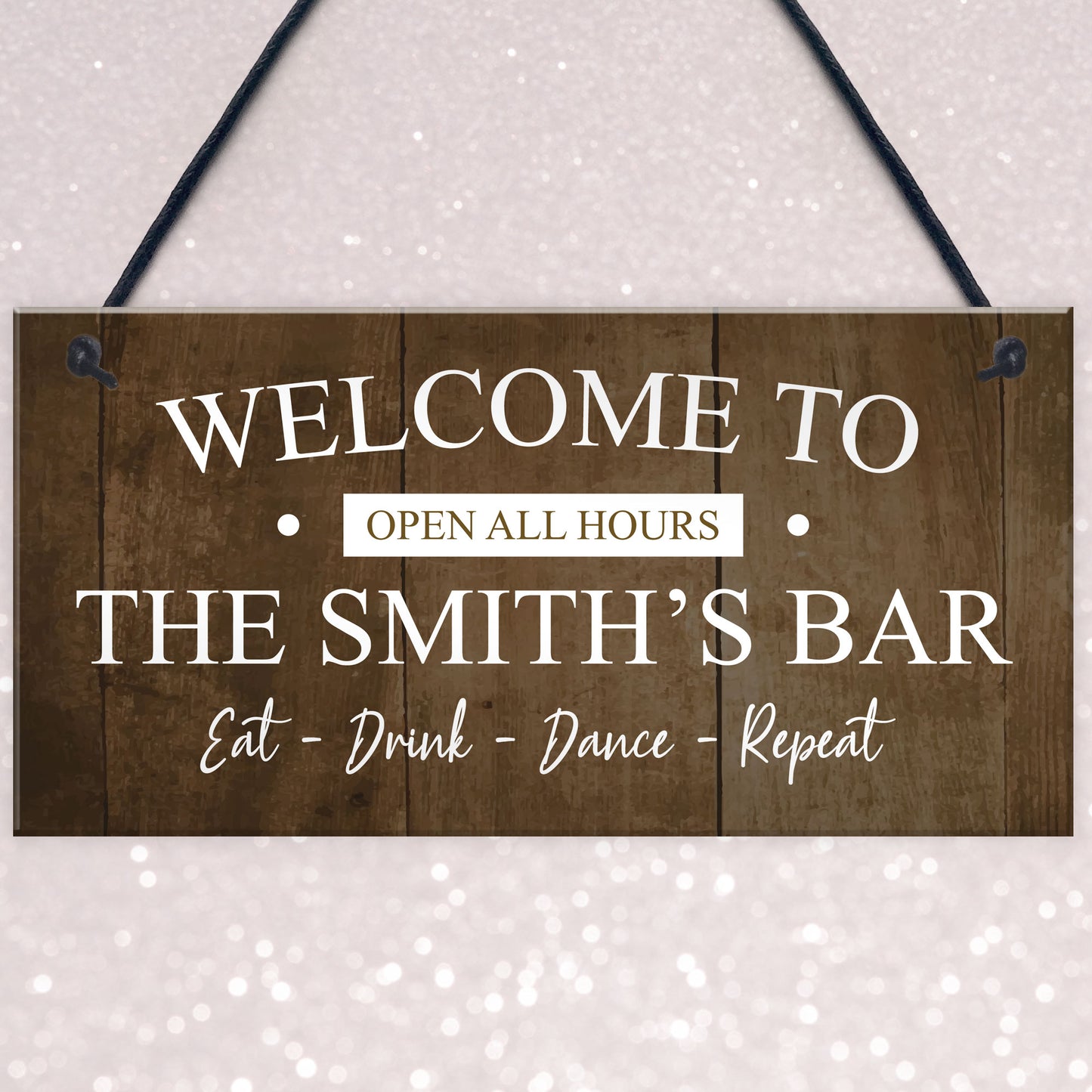 Vintage Home Bar Man Cave Garage Shed Sign Personaised Beer