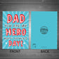 Funny Happy Fathers Day Card For Dad Daddy Novelty Dad Card