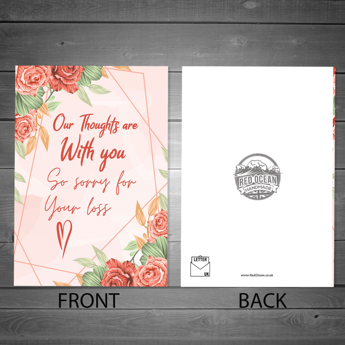 Sorry For You Loss Bereavement In Sympathy Condolences Card