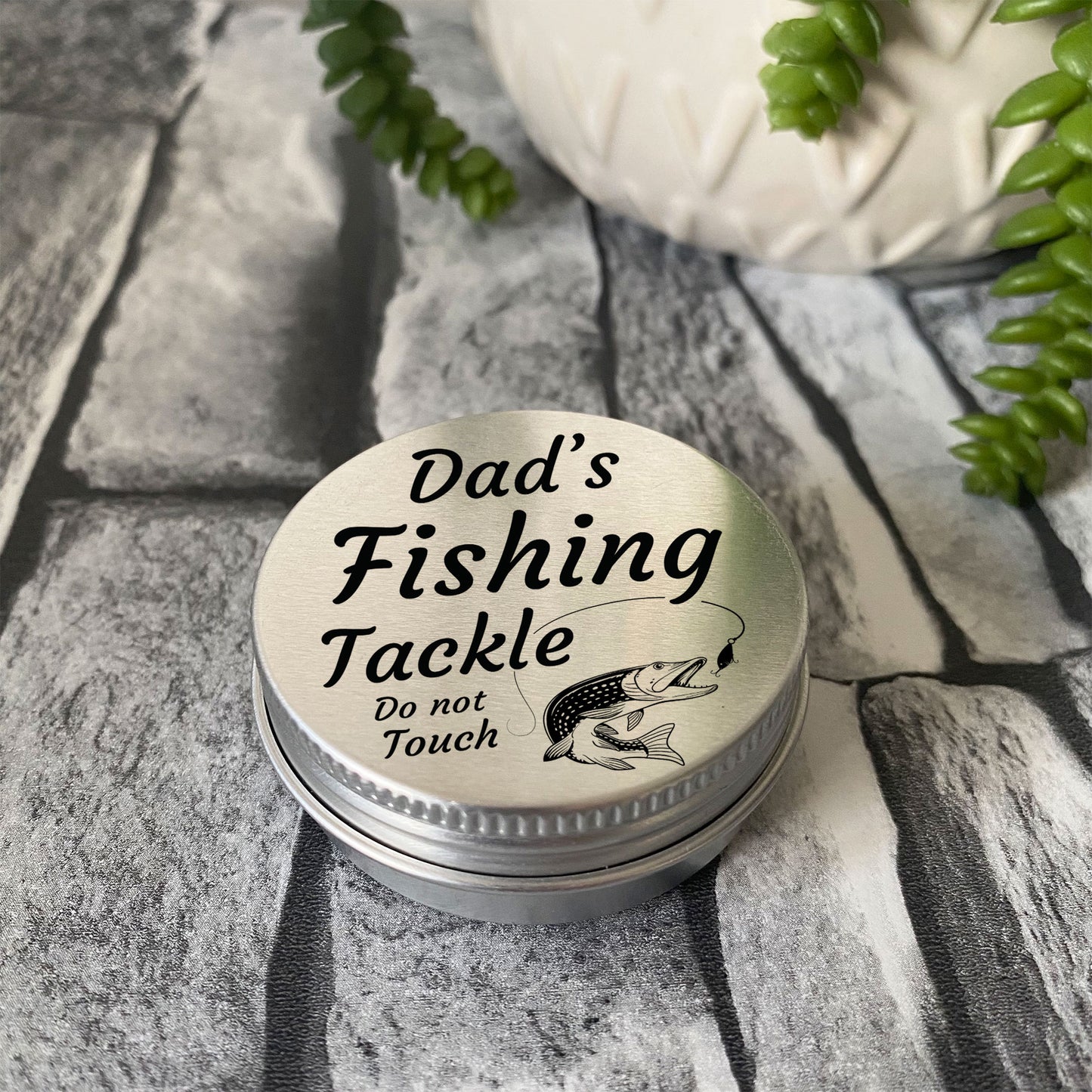 Fishing Gift Tackle Father Day Birthday Gift for Him Men Dad Tin