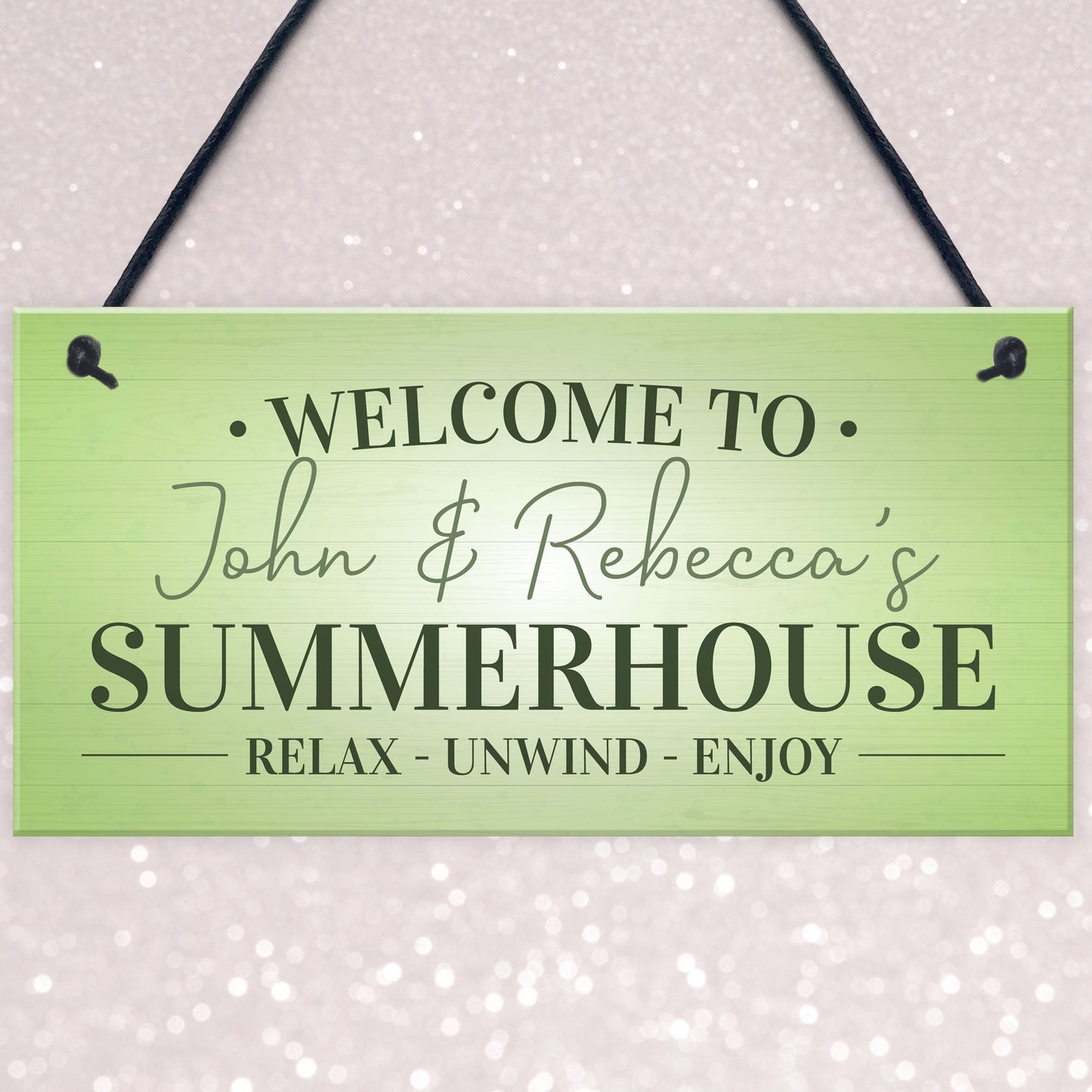 Summerhouse Sign For Garden Decking Shed Plaque Outdoor Sign