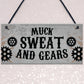 Bike Enthusiast Hanging Sign Motorbike Motorcycle Gift For Men
