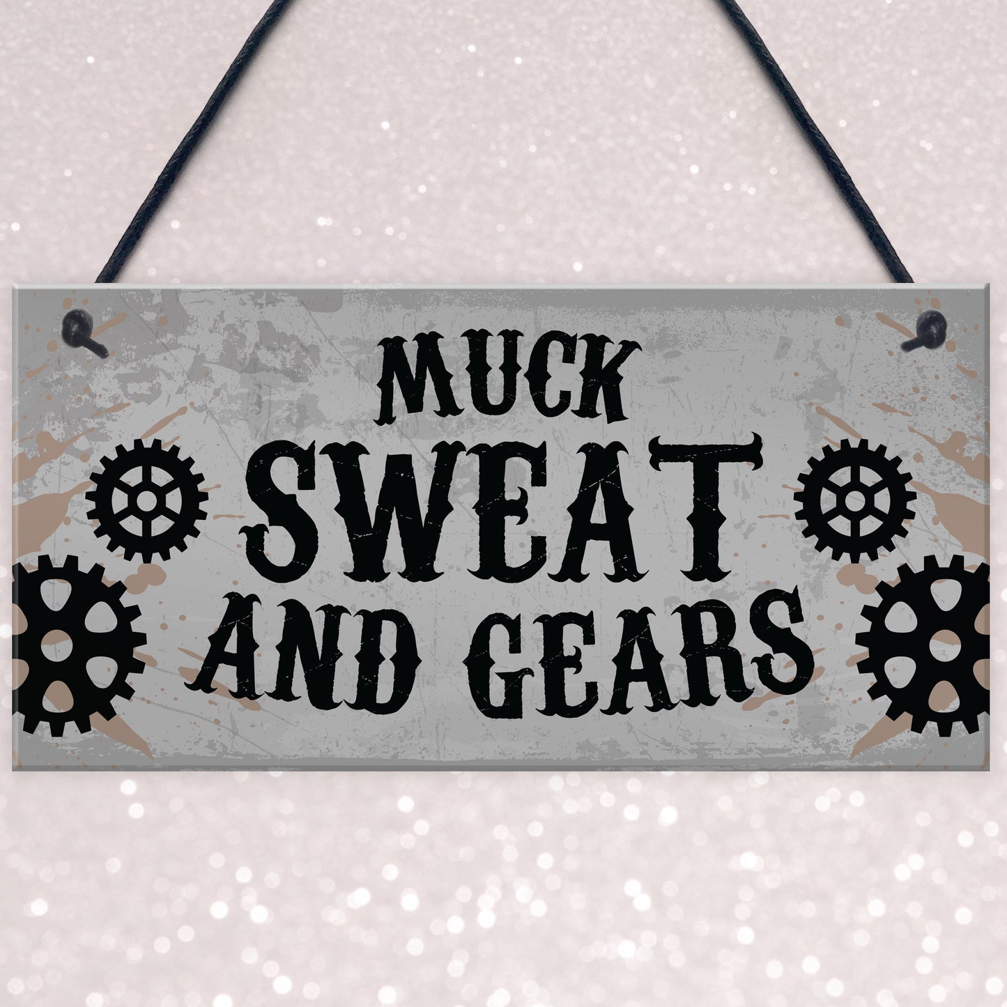 Bike Enthusiast Hanging Sign Motorbike Motorcycle Gift For Men