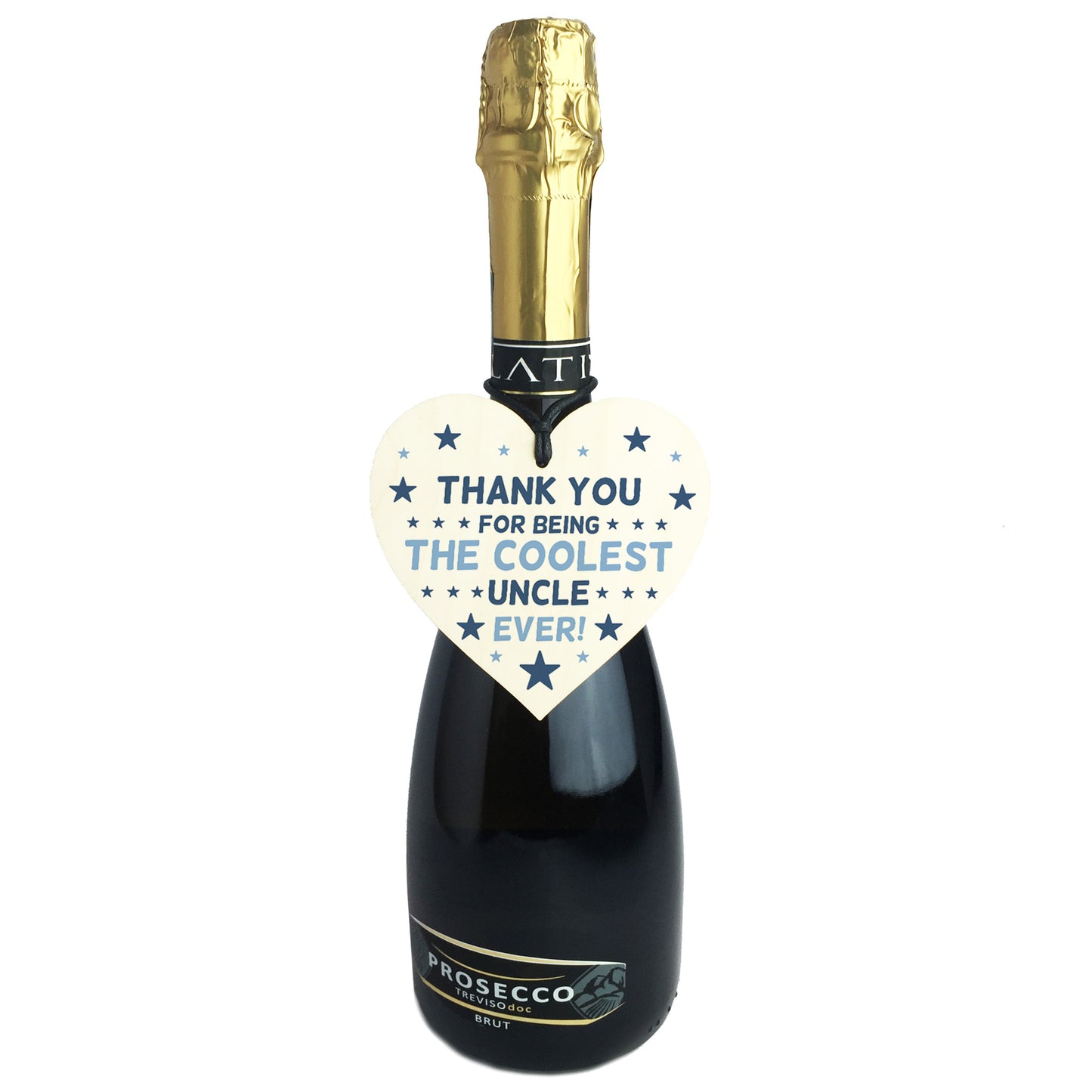 Gift For Coolest Uncle Birthday Christmas Wood Heart Novelty