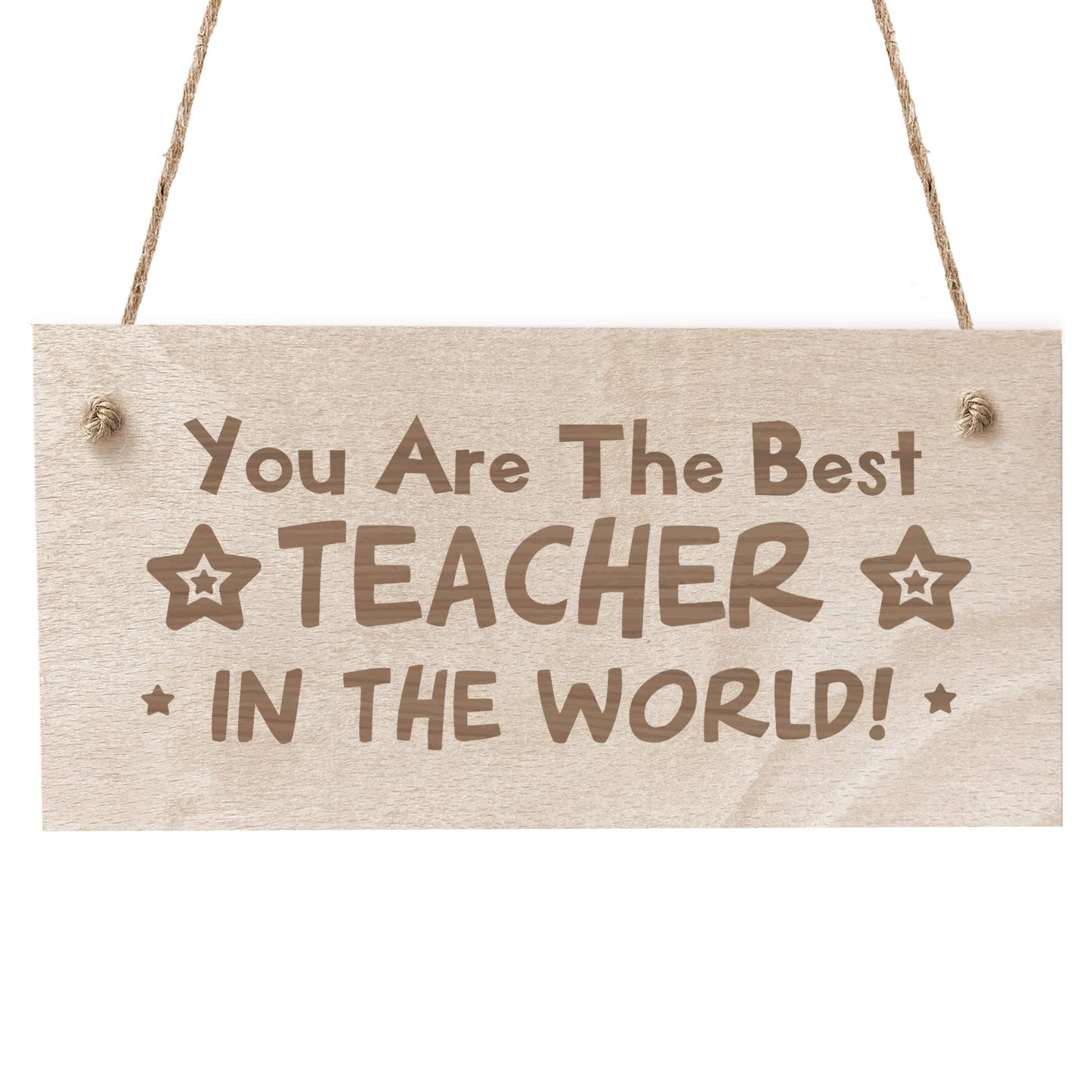 Best Teacher Gifts Engraved Wooden Plaque Gift For Teacher