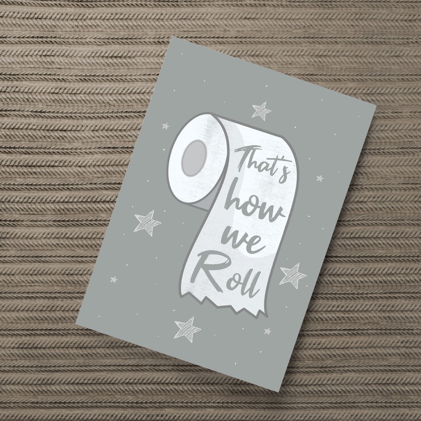 Home Decor Print Bathroom Print Funny Toilet Loo Sign Decor