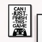 Gaming Print For Xbox Fan Boys Bedroom Decor Gift Gaming Gifts