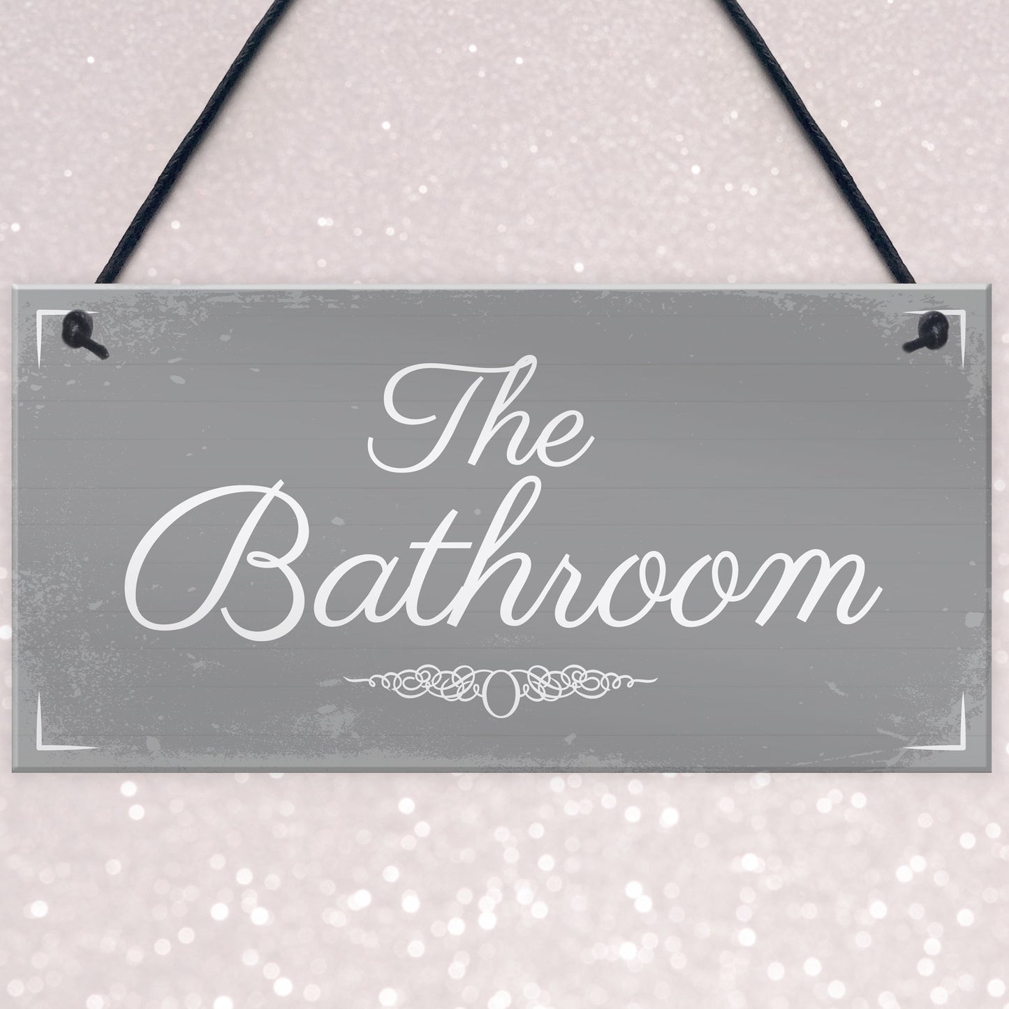 'THE BATHROOM' Door Sign Plaque Sign for Toilet or Bathroom