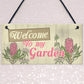 Wall Plaque Welcome My Garden Shed Sign Gifts for Nan Birthday