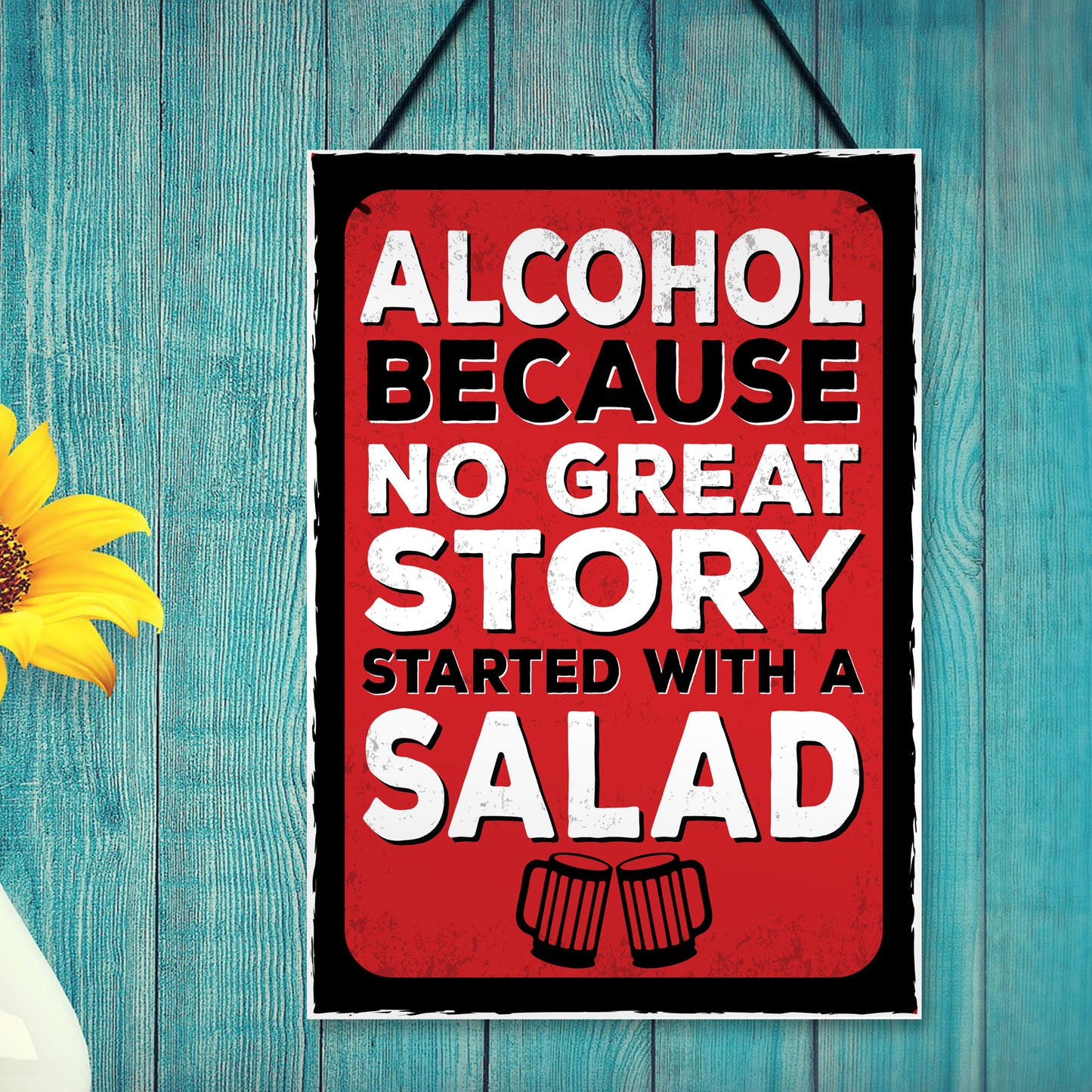 Novelty Home Bar Sign Funny Sign For Garden Bar Shed Man Cave