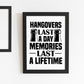 Funny Alcohol Sign Bar Signs For Home Man Cave FRAMED Print