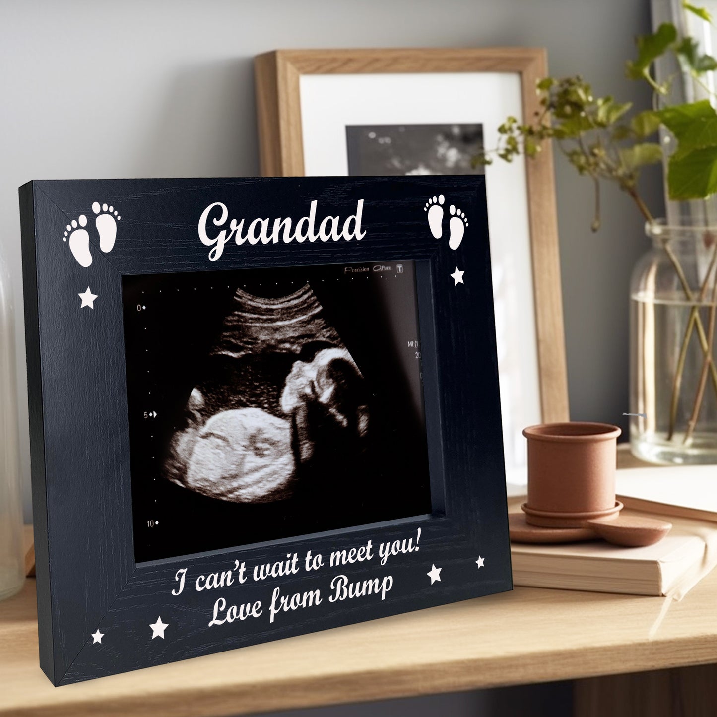 Gift For Grandad From Bump Wooden Photo Frame Bump Gifts Grandad